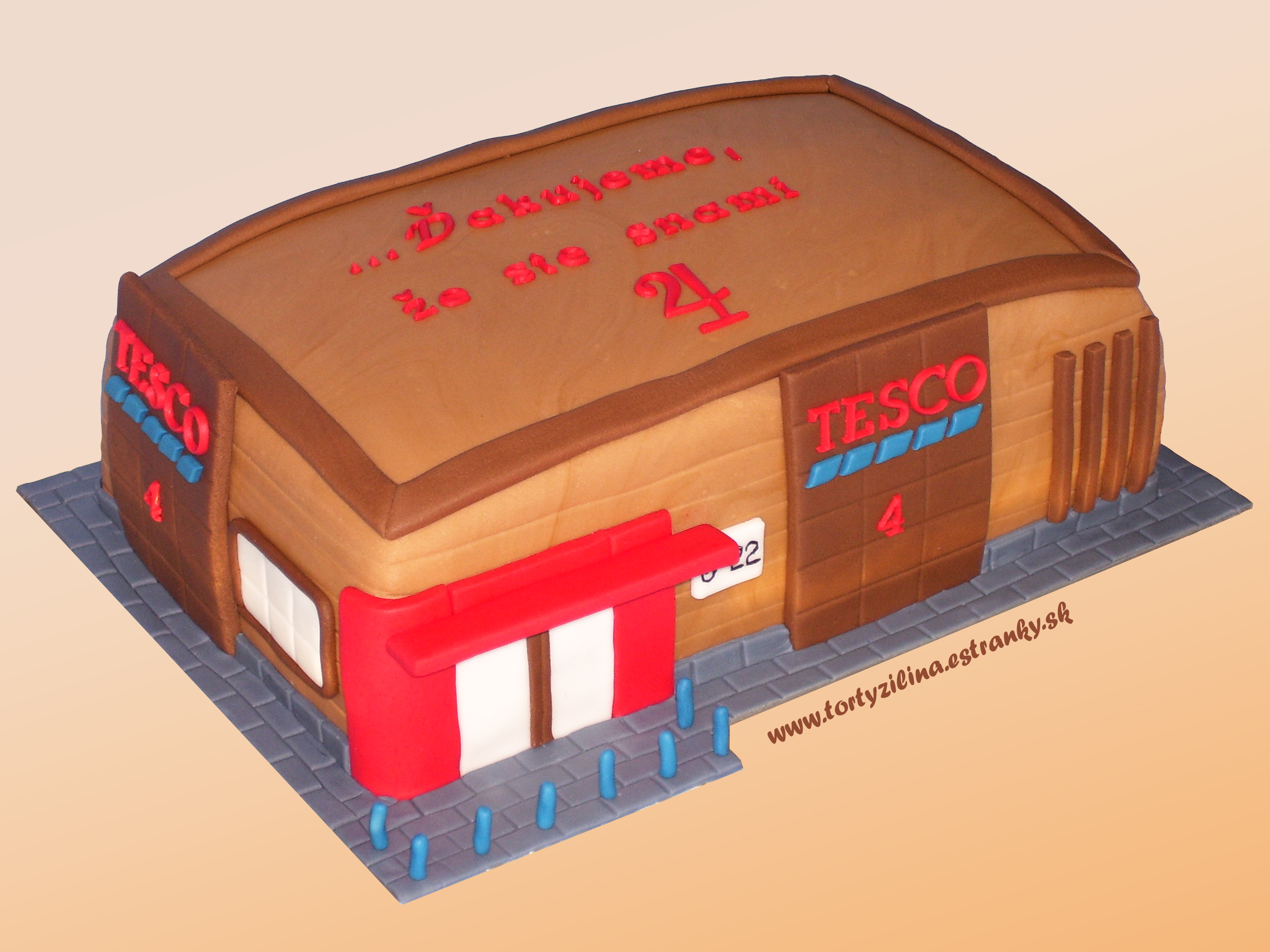 Torta - drevené Tesco Rajec.