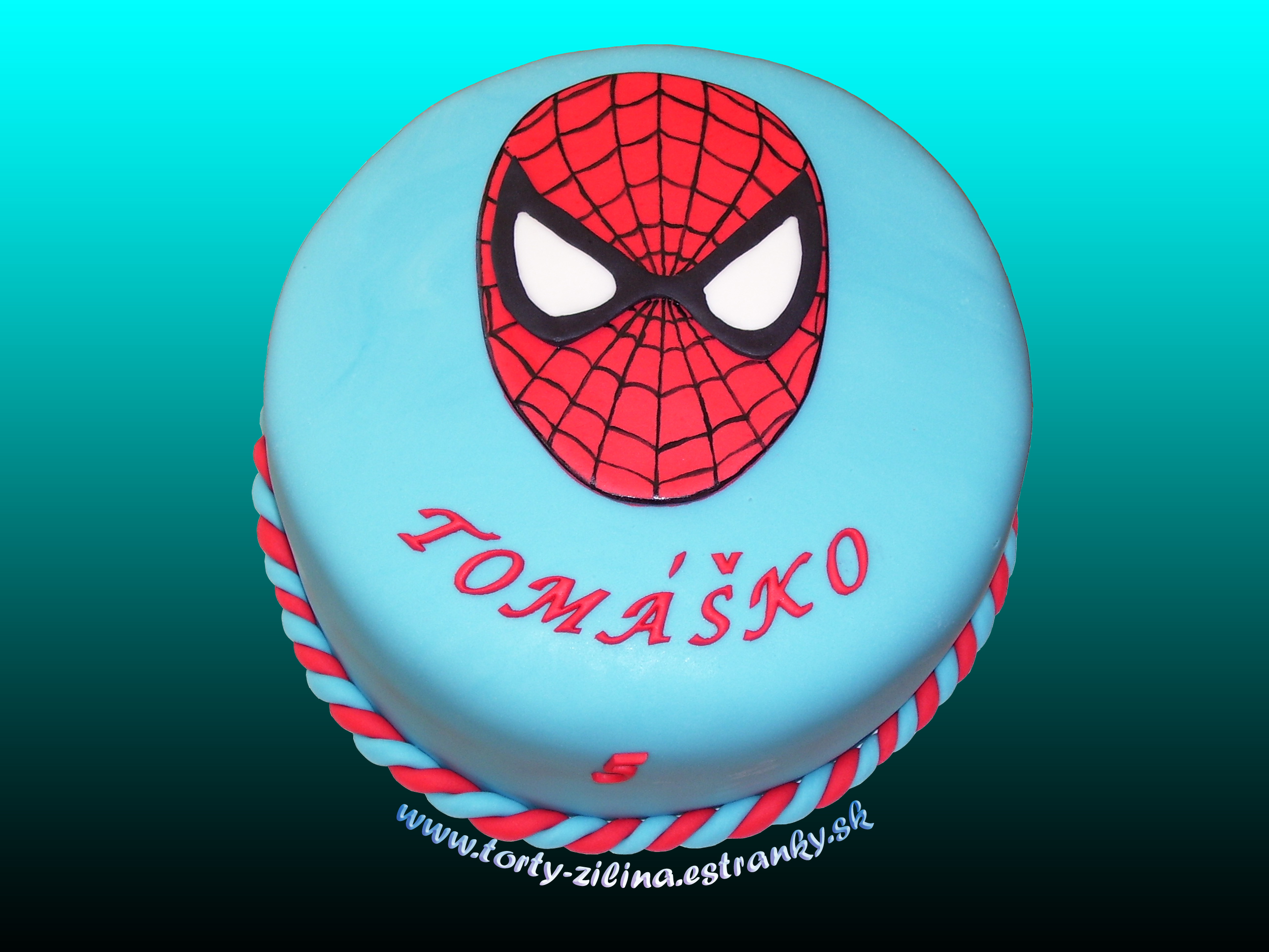 Torta - Spidermanová tvár