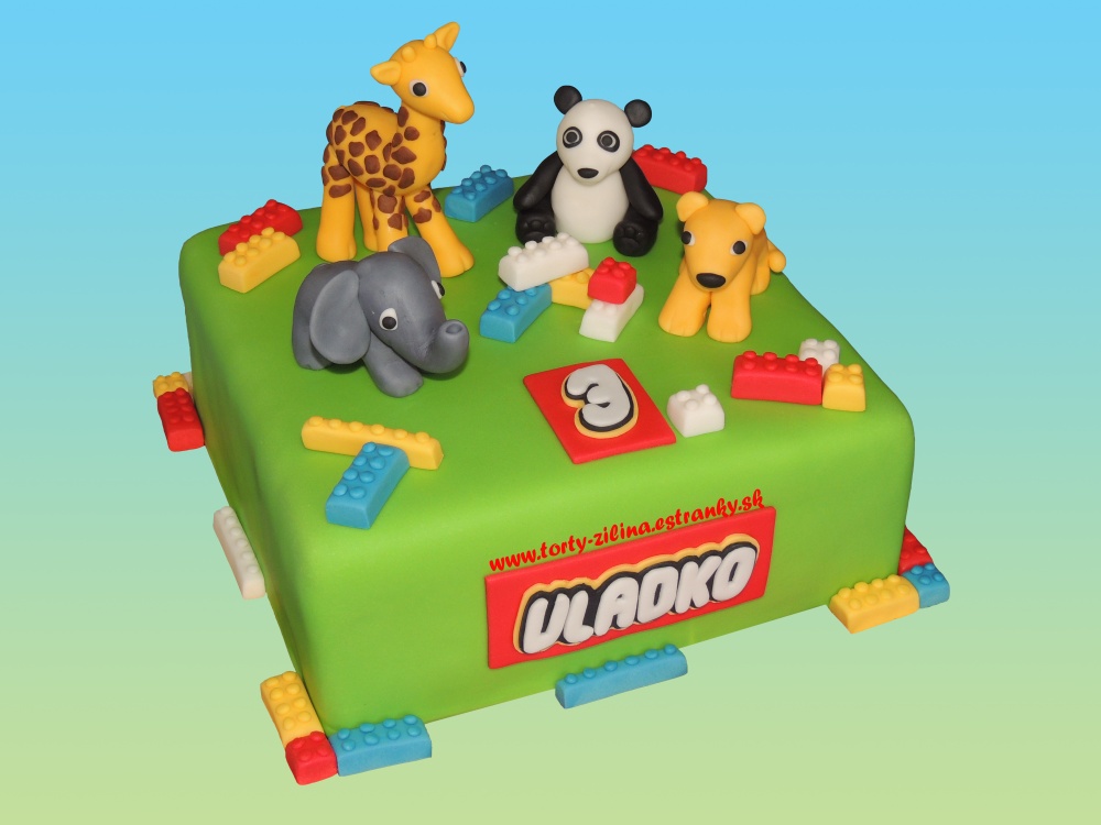 Torta - Lego Duplo zvieratká