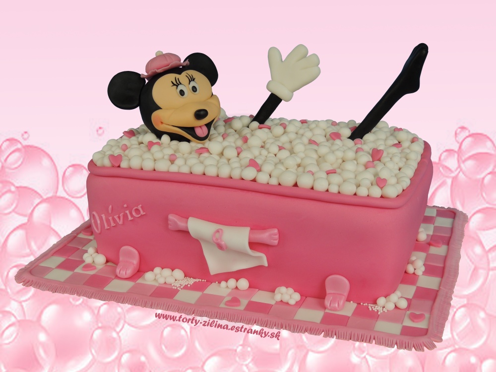 Torta - Myška Minnie vo vani.