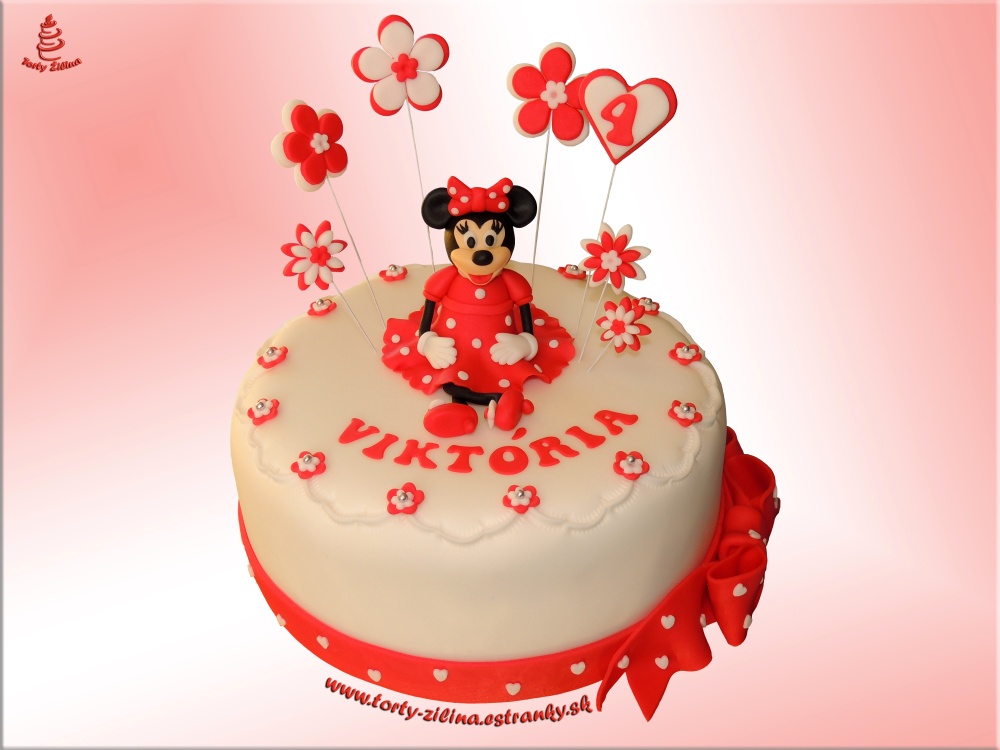 Torta s postavičkou Minnie 2.