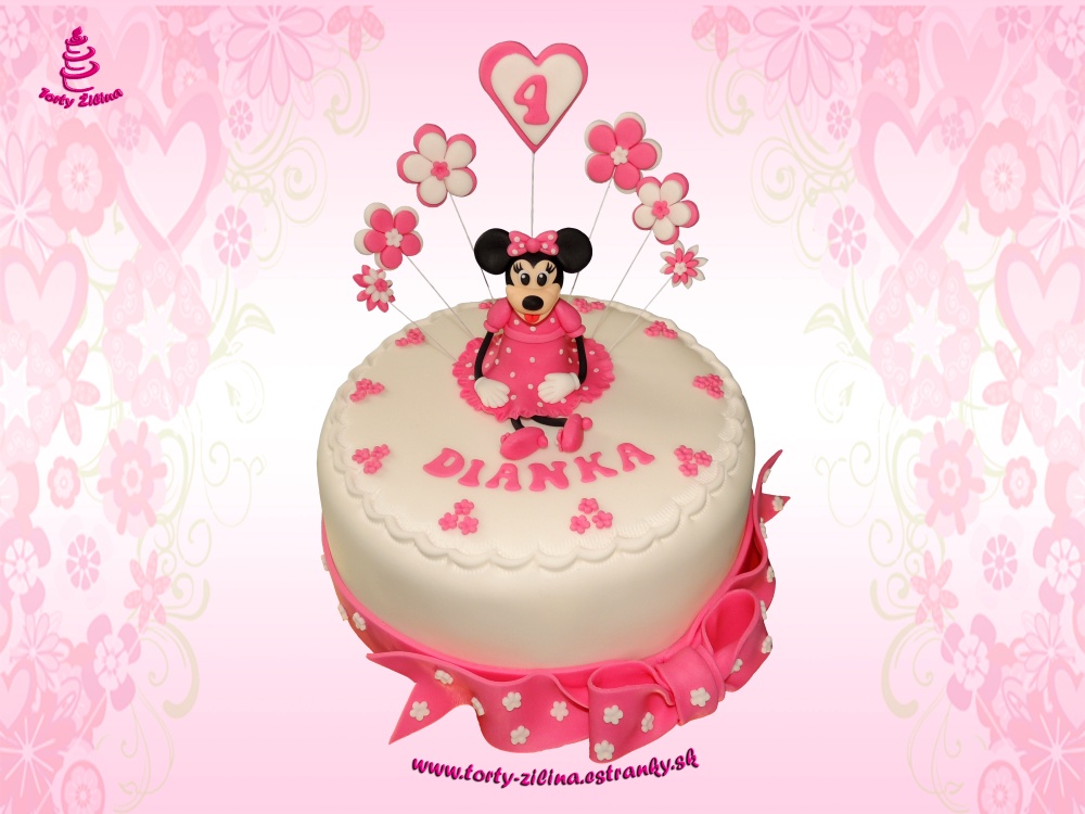 Torta s postavičkou Minnie 4.