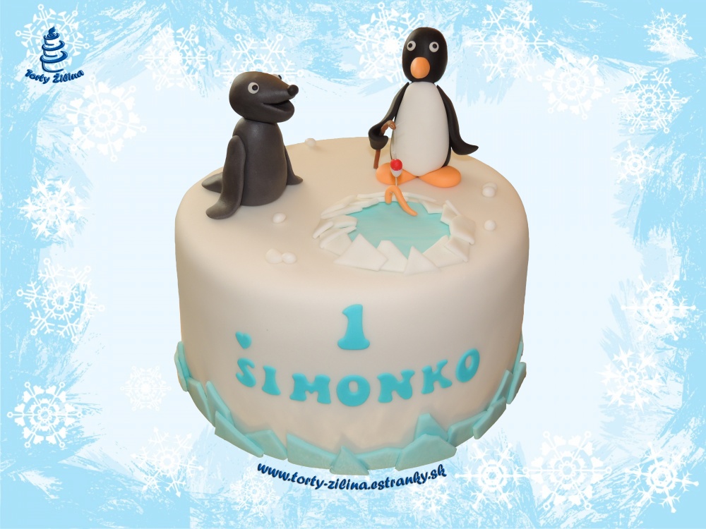 Pingu torta 5.