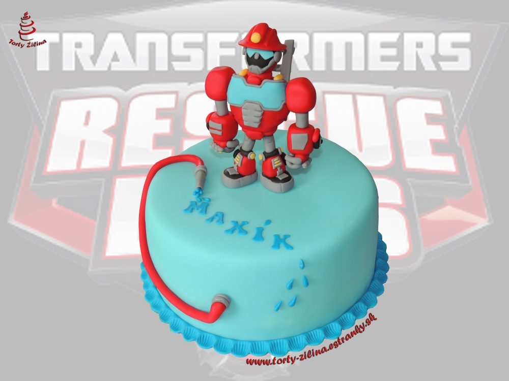 Torta - Roboti záchranári - Transformers - Rescue Bots