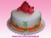 Torta - Ružový Dino